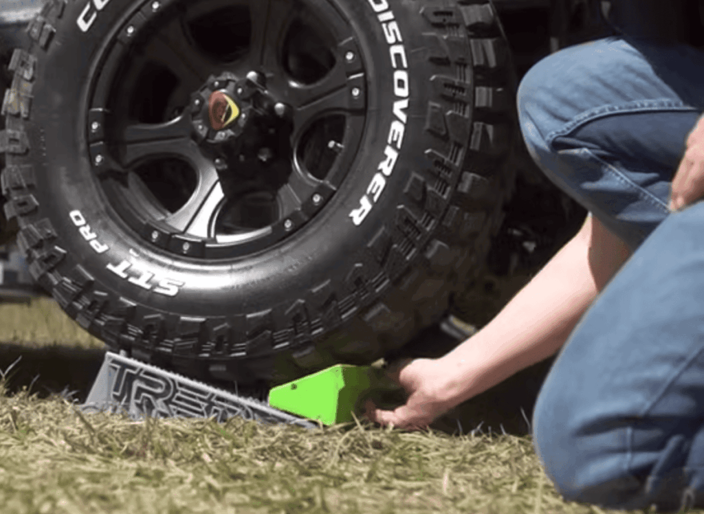 TRED Levelling Pack im Einsatz