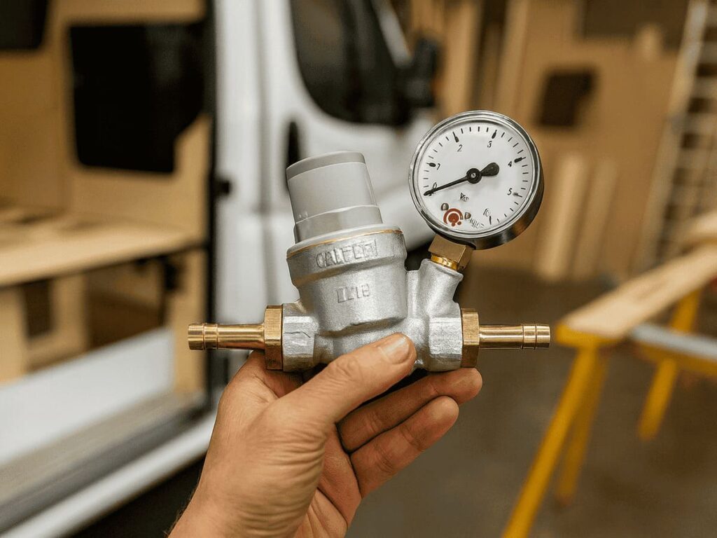 Druckminderer mit Manometer